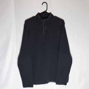 Hugo Boss 1/4 Zip Jumper Men's 2XL Gray Long Sleeve Pullover Sweater